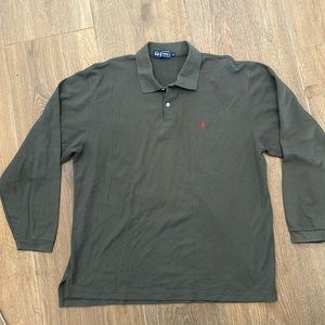 Polo by Ralph Lauren. Men's Size XL. Color army green with red polo horse.